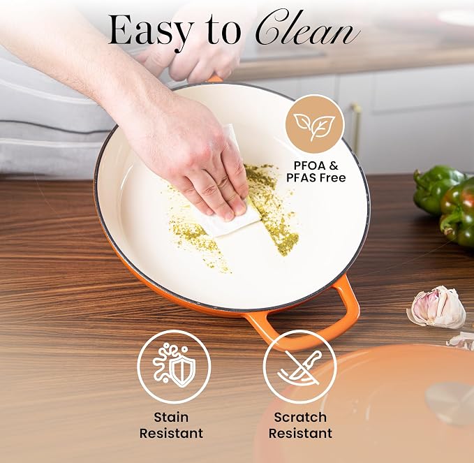 Shallow Cast Iron Casserole - Image 5
