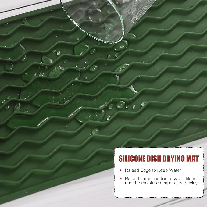 Silicone Dish Drying Mat for Multiple Usage, Easy clean, Eco-friendly, - Image 4