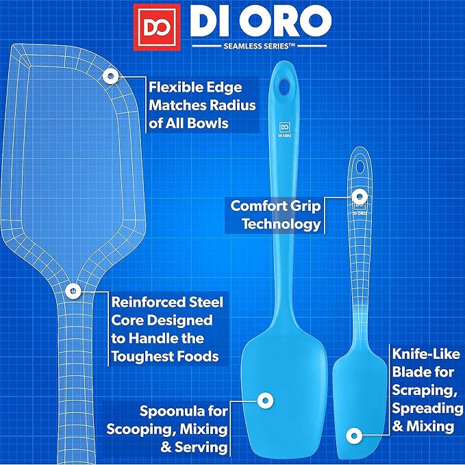 DI ORO Silicone Spatula Set - Image 4