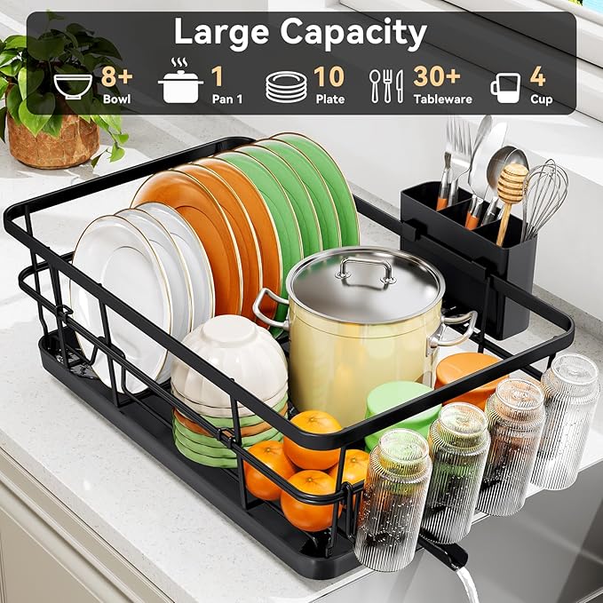 TOOLF Dish Drying Rack, Dish Racks - Image 3