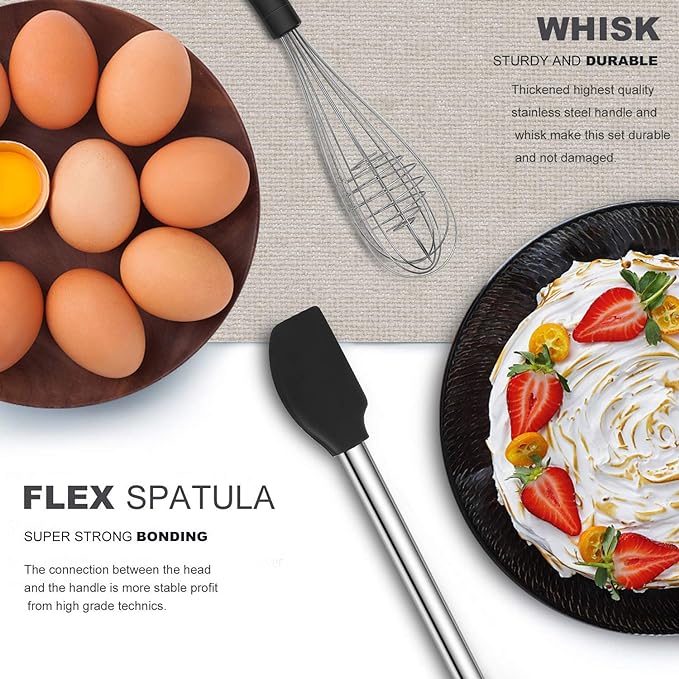 Kitchen Utensil Set-Silicone Cooking Utensils-33 Kitchen Gadgets & Spoons - Image 4