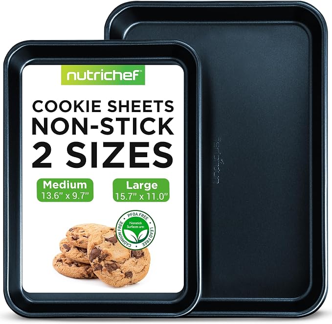 NutriChef 2-Piece Baking Sheet Non Stick by NutriChef%E2%84%A2Kitchen