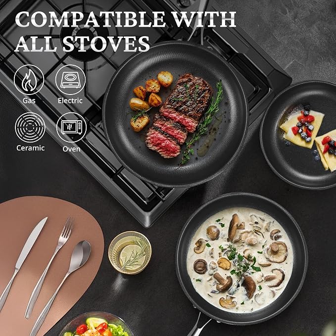 KOKHUB Nonstick Frying Pans - Image 7
