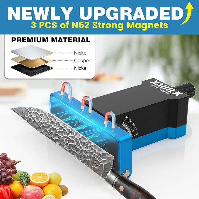 Upgraded Rolling Knife Sharpener Kit – Adjustable 10 – 40°, Removable Diamond - Image 2