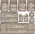 Fourluoo 10 Pcs Farmhouse Kitchen Decor and Accessories Set 4 Kitchen Towels 2 by Fourluoo