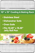 Spring Chef 10 x 15 Inch Stainless Steel Cooling Rack by SpringChef