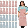 Janmercy 24 Pcs Aprons for Women Men by Janmercy