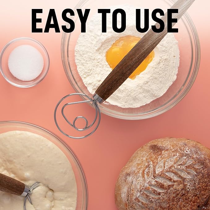 Zulay Kitchen 13 Inch Danish Dough Whisk - Image 3