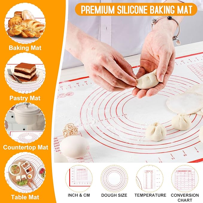 Wooden Rolling Pins for Baking, Small Dough Roller - Image 7