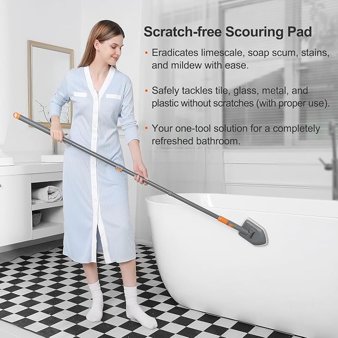 CLEANHOME Tile Tub Scrubber Brush - Image 8