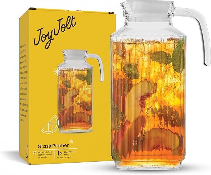 JoyJolt 60oz Glass Pitcher - Image 9