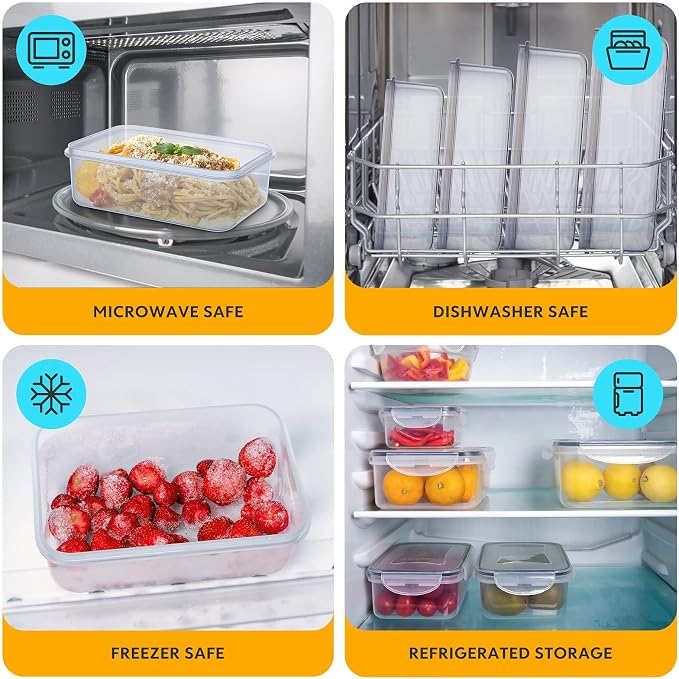 34 PCS Food Storage Containers - Image 6