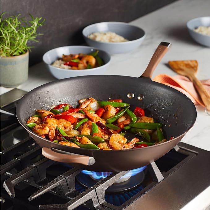 Circulon Symmetry Hard Anodized Nonstick Stir Fry / Wok Pan - Image 2