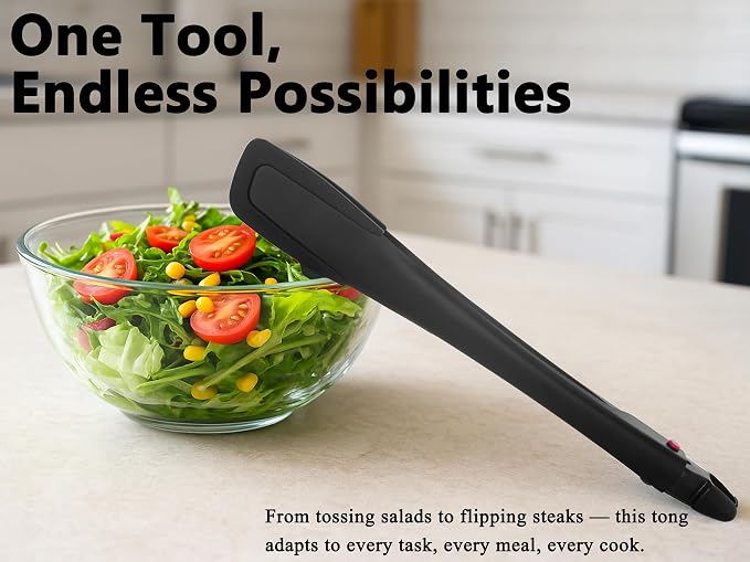 Professional Stainless Steel Kitchen Tongs, Food-Grade Silicone Anti-Slip Design - Image 6