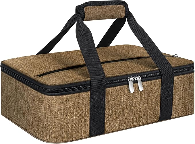 Insulated Casserole Carrier, Portable Casserole Carrier by MIAOJIE