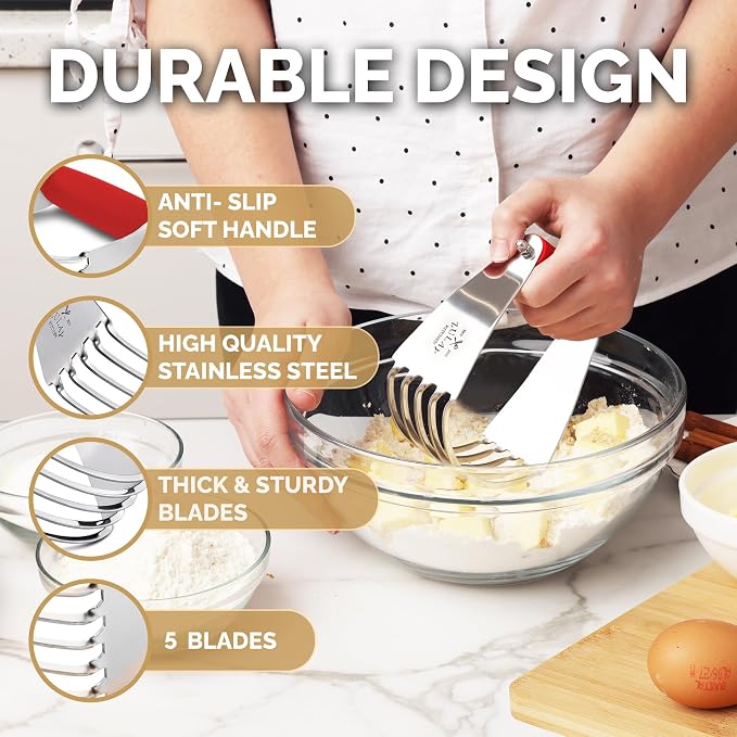 Zulay Kitchen Dough Blender Top Professional - Image 4