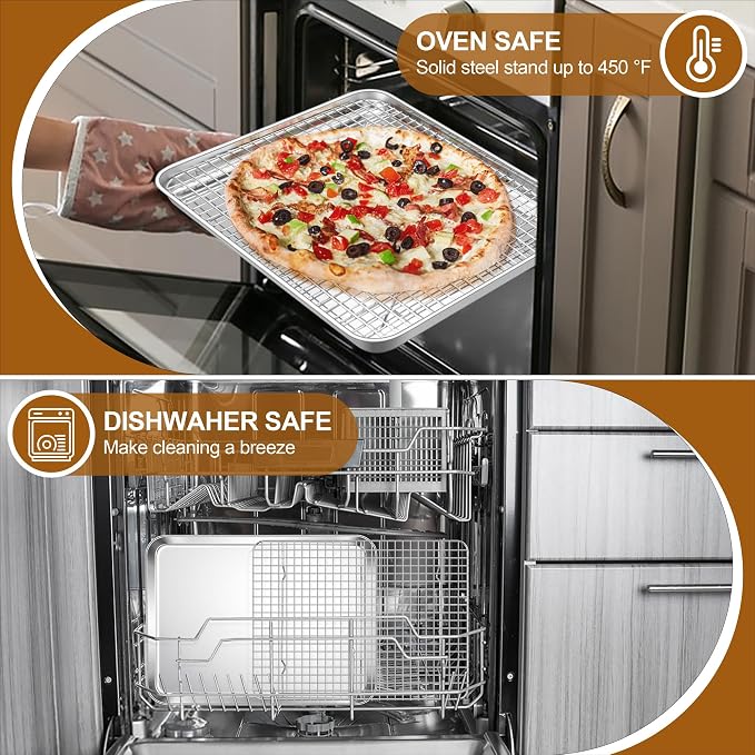 E-far Stainless Steel Baking Sheet - Image 4