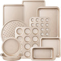 Terlulu 10-Piece Baking Pans Set, Bakeware Sets Nonstick, Baking Set by Terlulu