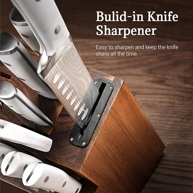 Knife Set, Emojoy 18-Pieces Kitchen Knife Set - Image 4