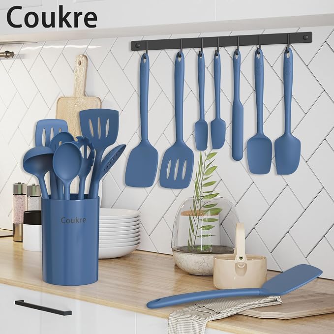Coukre Silicone Kitchen Cooking Utensils Set - Image 6