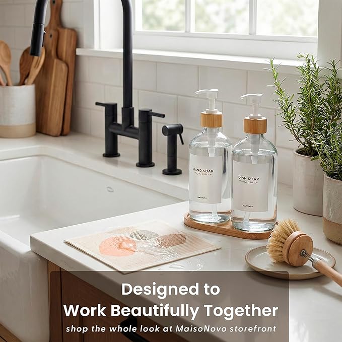MaisoNovo Glass Dish Soap Dispenser - Image 10