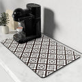 Rnivvi Coffee Mat, Hide Stain Rubber Backed Absorbent Dish Drying Pad by Rnivvi