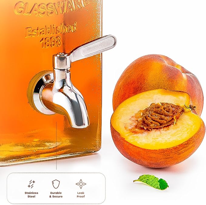 Kook Glass Drink Dispenser, - Image 6