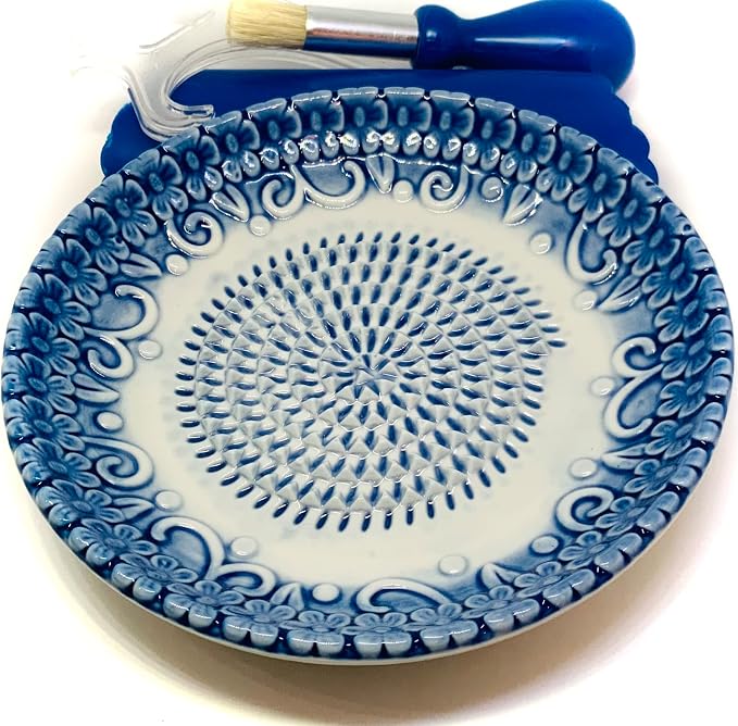 BonCera, All-in-one Premium Ceramic Garlic Grater Plate 4-Piece Set - Image 2