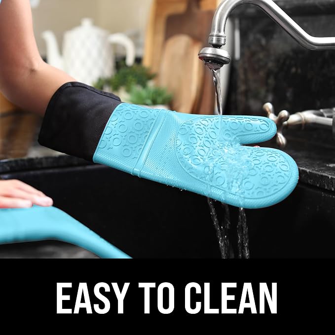 BPA-Free Soft Silicone Oven Mitts - Image 6
