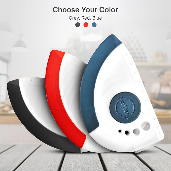 5-in-1 Dough Scraper & Flexible Bowl Scraper by Nextrend, Bread Scraper - Image 7