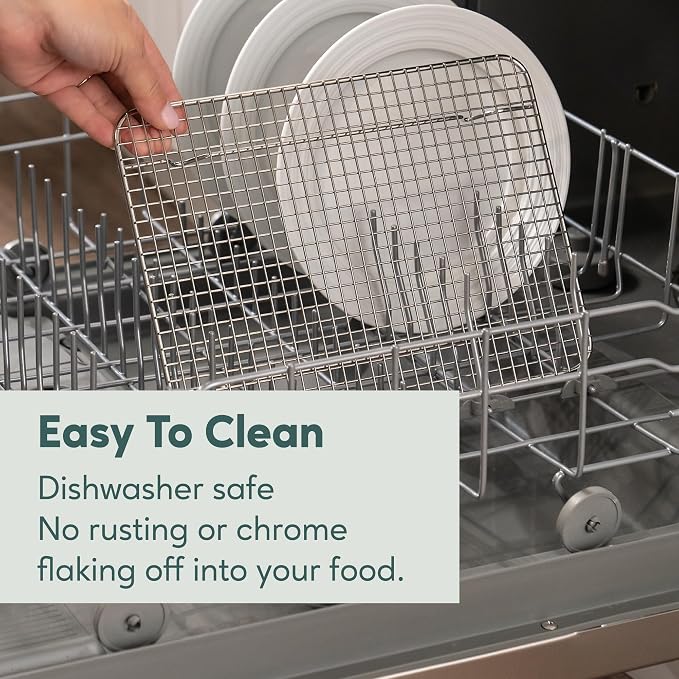 Ultra Cuisine Oven-Safe, Dishwasher-Safe 100% Stainless Steel Cooling & Baking - Image 5