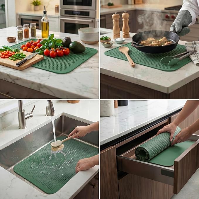 MicoYang Silicone Dish Drying Mat - Image 3