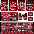 Fourluoo 10 Pcs Farmhouse Kitchen Decor and Accessories Set 4 Kitchen Towels 2 by Fourluoo