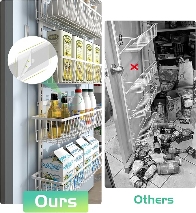 Mefirt Over The Door Pantry Organizer, Pantry Organization and Storage - Image 6