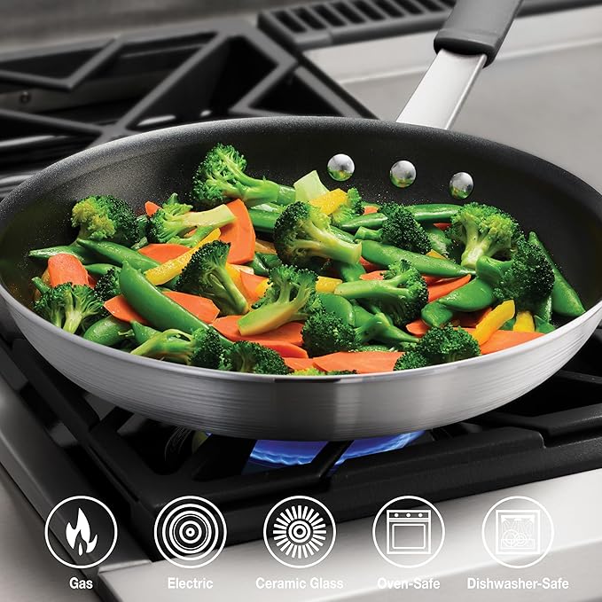 Tramontina Professional 12-Inch Non Stick Large Frying Pan, Heavy-Gauge - Image 2