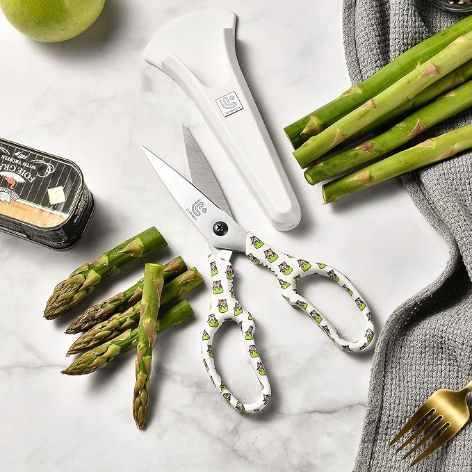 Linoroso Kitchen Scissors Heavy Duty Kitchen Shears - Image 7