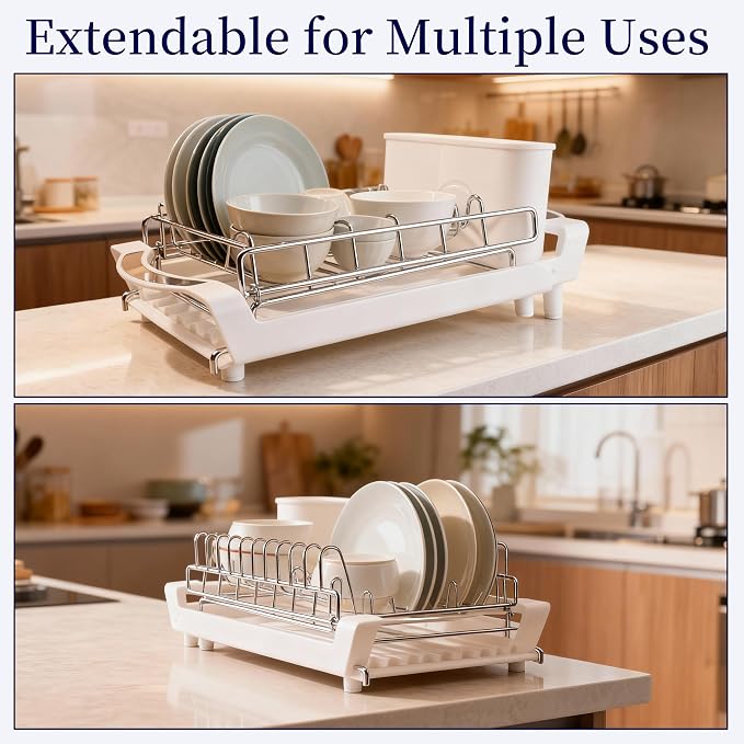 Dish Drying Rack Compact Expandable - Image 3