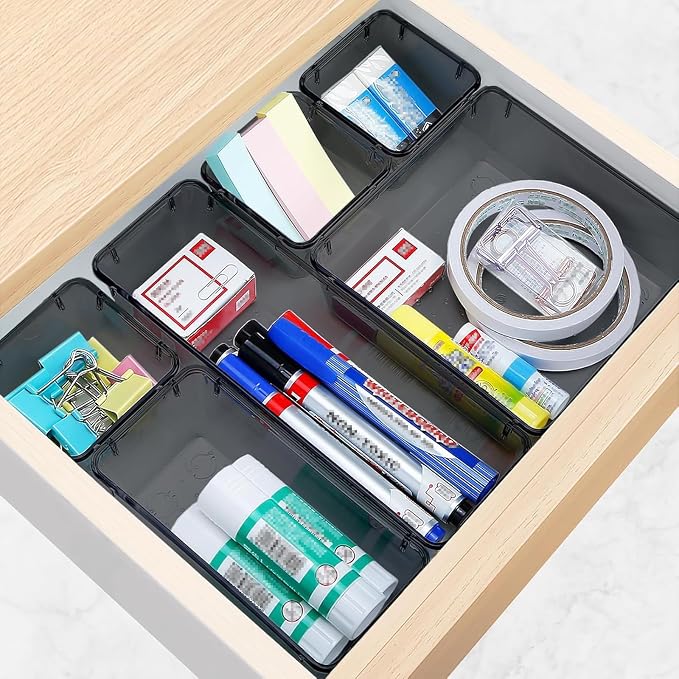 StorMiracle 16 PCS Drawer Organizer Set, 5 Varied Size Bathroom and kitchen - Image 6