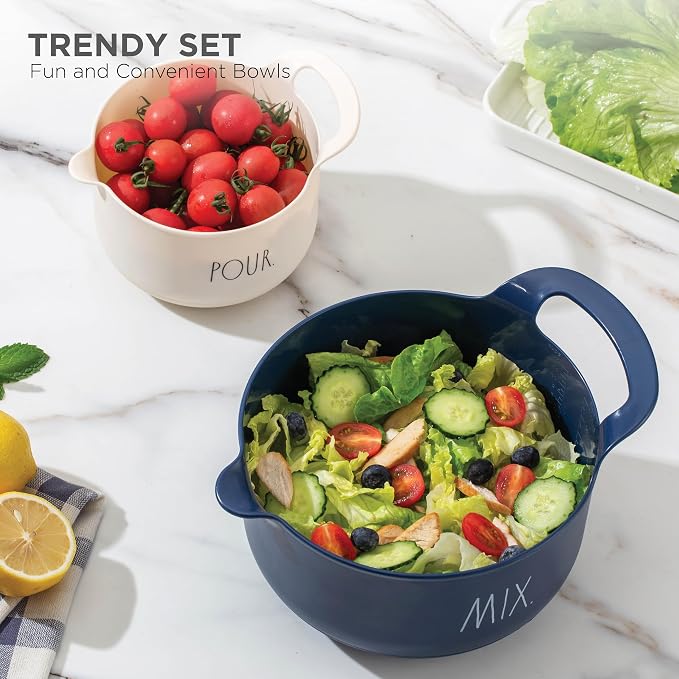 Rae Dunn Non-Slip Mixing Bowls - Image 5