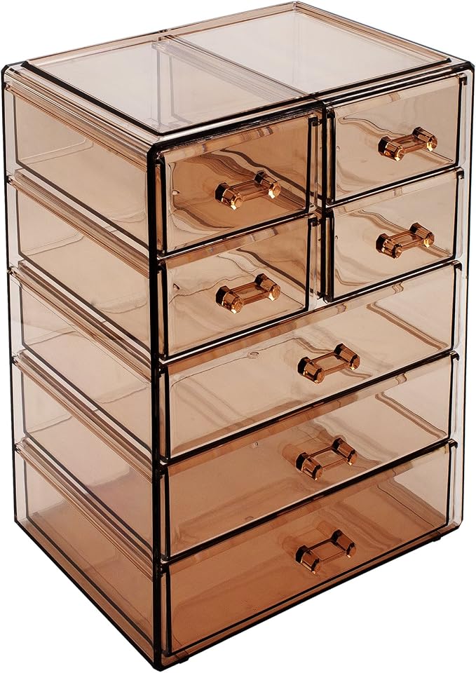 Sorbus Acrylic Makeup Organizer Set, 7-Drawer Vanity & Countertop Cosmetic - Image 8