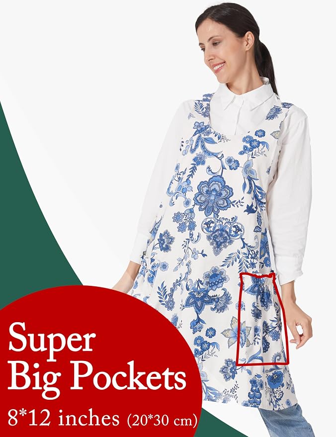 Cozy Adjustable Cross Back Aprons - Image 2
