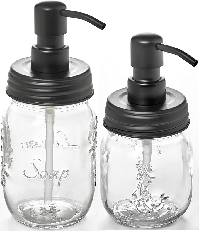 Mason Jar Soap and/or Lotion Dispenser by Industrial+Rewind