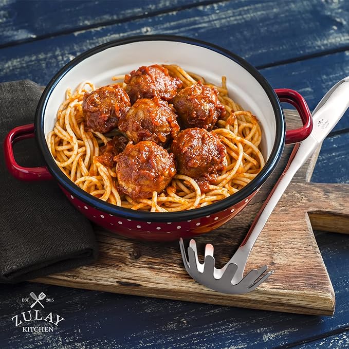 Zulay Kitchen Stainless Steel Spaghetti Spoon - Image 8