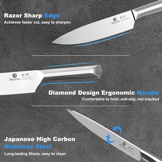 imarku Knife Set, Japanese Knife Set - Image 4