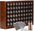 AllSpice Spice Rack Organizer, 525 Unique Labels, Countertop or Wall Mount by AllSpice