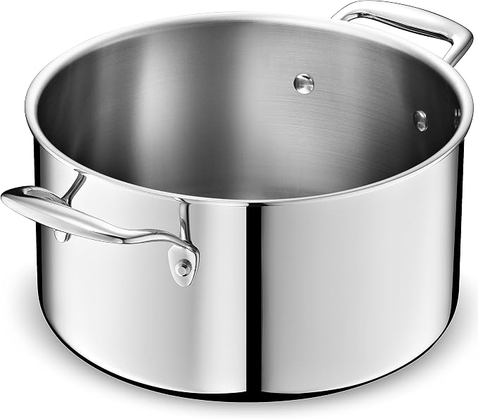 LEGEND COOKWARE 5-Ply Stainless Steel 6-Quart Stock Pot - Image 7