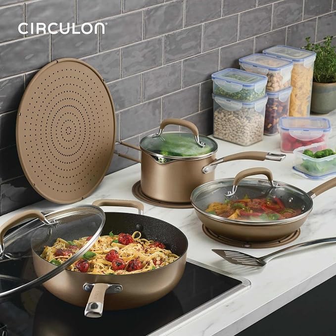 Circulon A1 Series with ScratchDefense Technology Nonstick Induction Pots and - Image 2