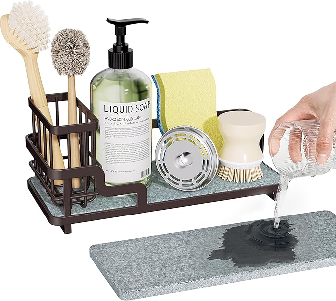 Consumest Sponge Holder for Kitchen Sink by Consumest