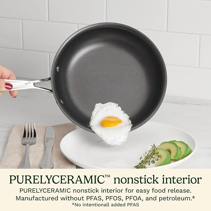 Cuisinart Chef's Classic™ Nonstick Hard Anodized 17 Piece Set w/Tempered Glass - Image 3