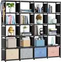 Mavivegue Book Shelf, 20 Cube Storage Organizer, DIY Bookcase, Metal Cube by Mavivegue